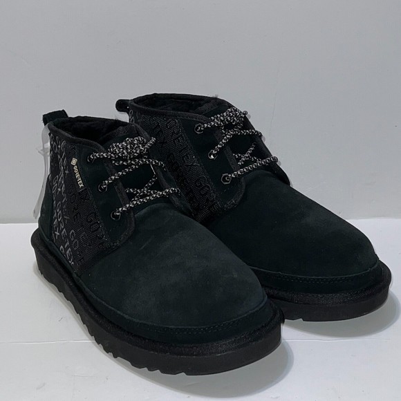 NEW UGG BLACK NEUMEL GORE-TEX WATERPROOF SUEDE ANKLE BOOTS MENS US 7 EUR 40 main image 10